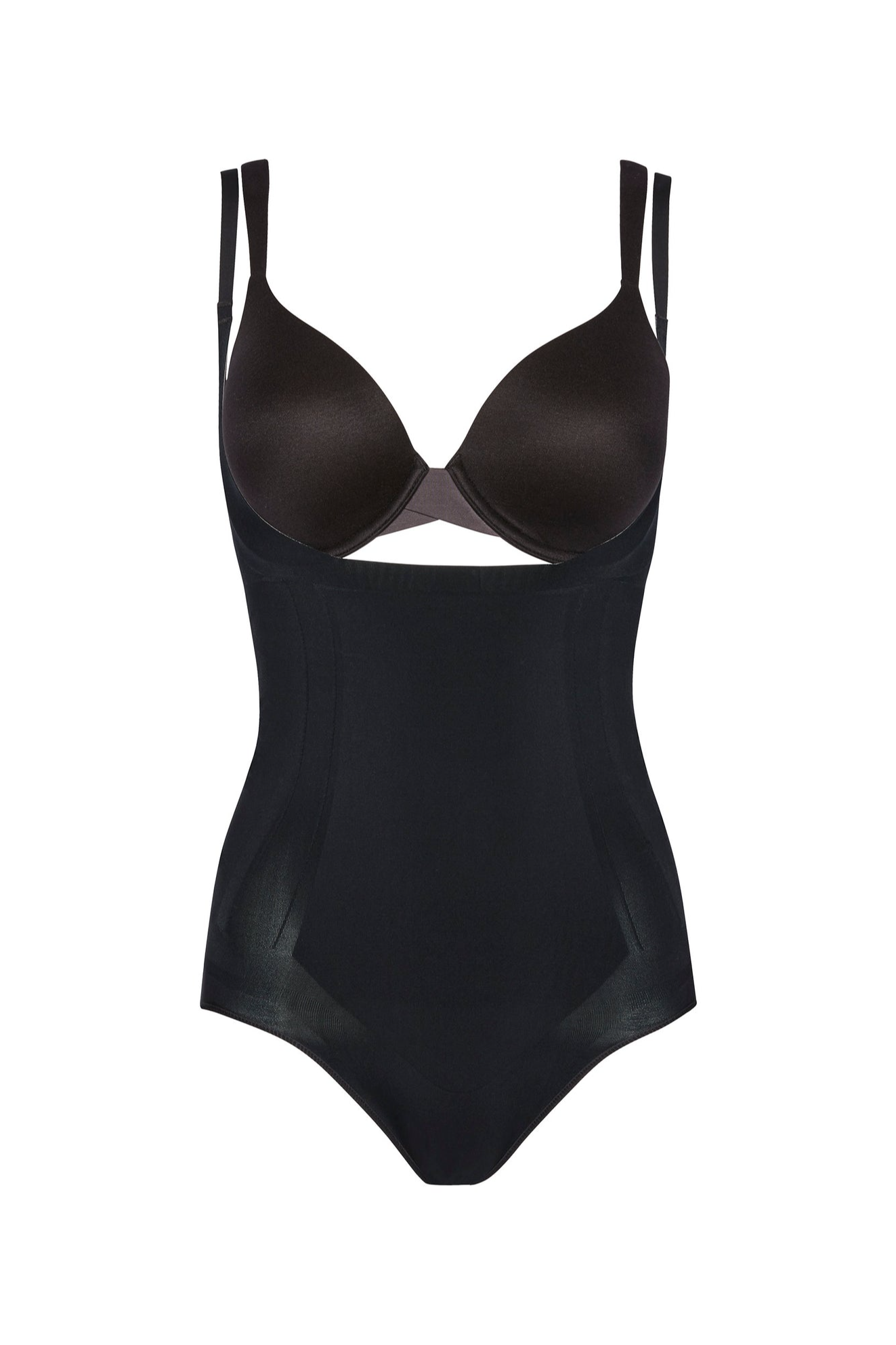 Luxe Open-Bust Panty Total Transformation Bodysuit