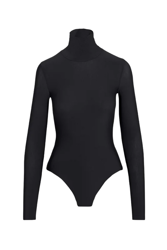 Luxe Turtleneck Long Sleeves Sculpting Bodysuit