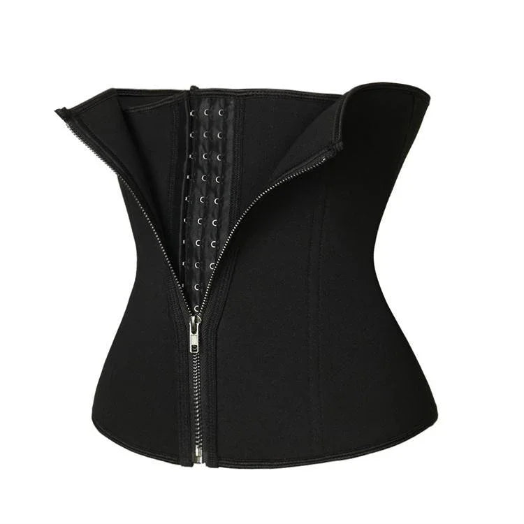 Luxe Front Adjustable Waist Slimming Body Shaper With Zipper (Without Shoulder Straps)