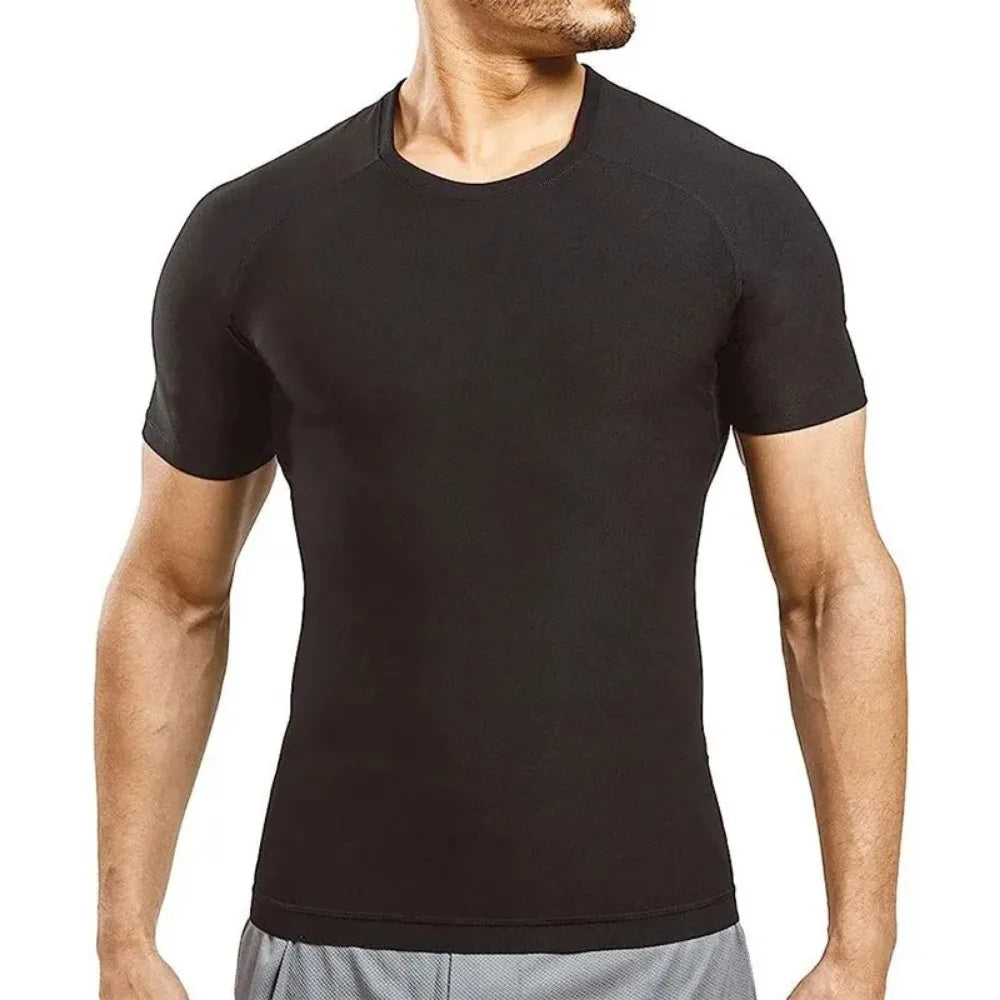Men’s Sauna Sweat Vest and Heat Trapping Compression Shirt