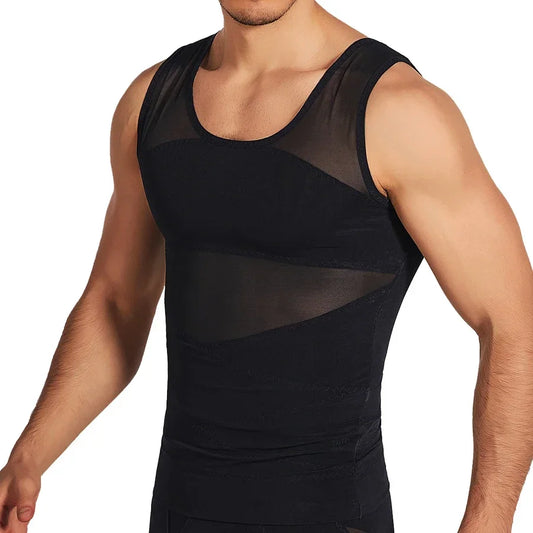Men's Body Shaper Waist Trainer Slimming Vest