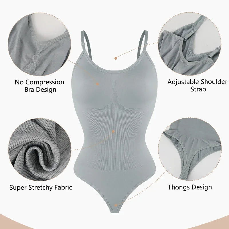 Smoothing Shapewear Bodysuit in Multi Colors