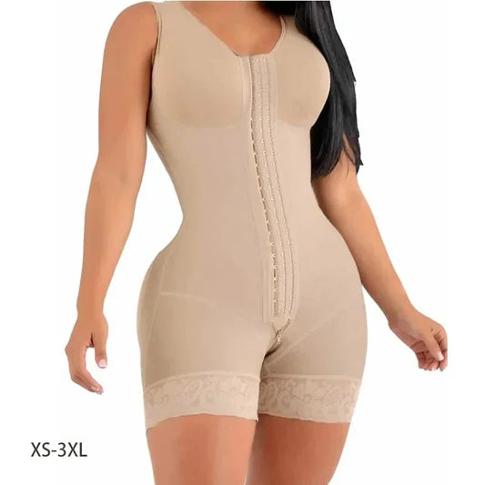 Sculpting Shapewear Bodysuit with Butt Lift and Laced Bottoms