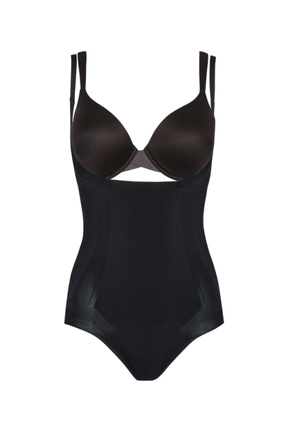Luxe Open-Bust Panty Total Transformation Bodysuit