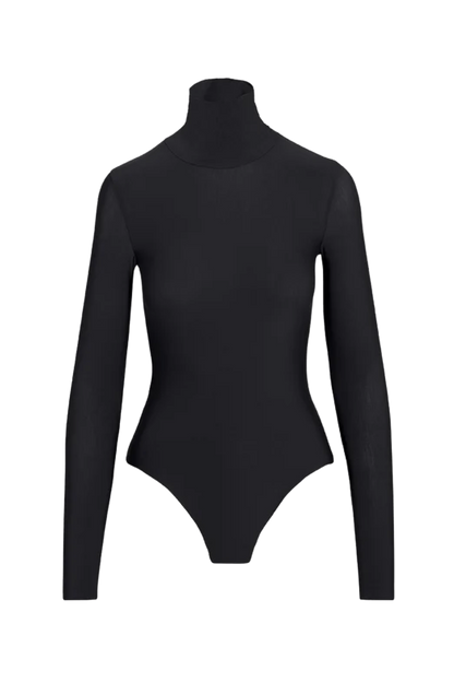 Luxe Turtleneck Long Sleeves Sculpting Bodysuit