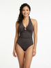SlayShape Halter Ruched Bodysuit - SlayShape