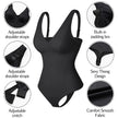 Shapewear Bodysuit Thong Shaper for Women Waist Trainer Body Shaper Deep V Neck Slimming Underwear Built-in Bra Camisoles Tops