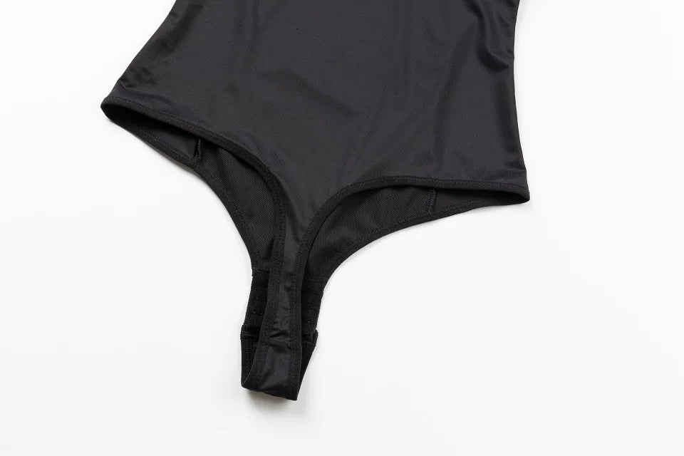 Shapewear Bodysuit Thong Shaper for Women Waist Trainer Body Shaper Deep V Neck Slimming Underwear Built-in Bra Camisoles Tops