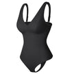 Shapewear Bodysuit Thong Shaper for Women Waist Trainer Body Shaper Deep V Neck Slimming Underwear Built-in Bra Camisoles Tops