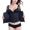 Luxe Front Adjustable Waist Slimming Body Shaper With Shoulder Straps and Zipper