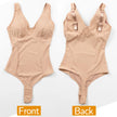 Shapewear Bodysuit Thong Shaper for Women Waist Trainer Body Shaper Deep V Neck Slimming Underwear Built-in Bra Camisoles Tops