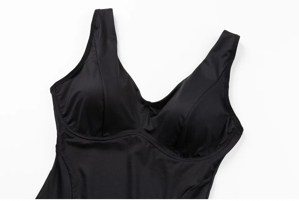 Shapewear Bodysuit Thong Shaper for Women Waist Trainer Body Shaper Deep V Neck Slimming Underwear Built-in Bra Camisoles Tops