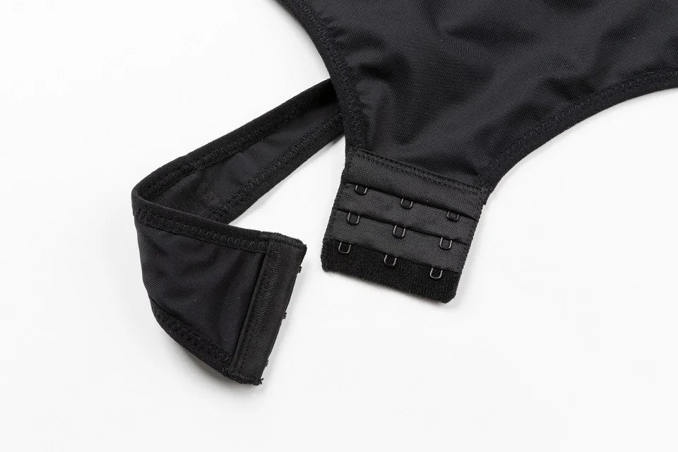 Shapewear Bodysuit Thong Shaper for Women Waist Trainer Body Shaper Deep V Neck Slimming Underwear Built-in Bra Camisoles Tops