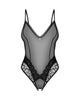 Sheer High Leg Crotchless Lace Bodysuit Blomentis - SlayShape