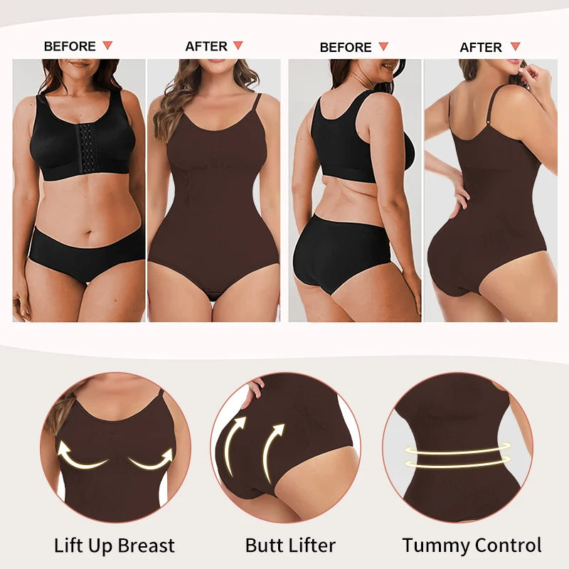 Snatched Strapless Supportive Shapewear Bodysuit