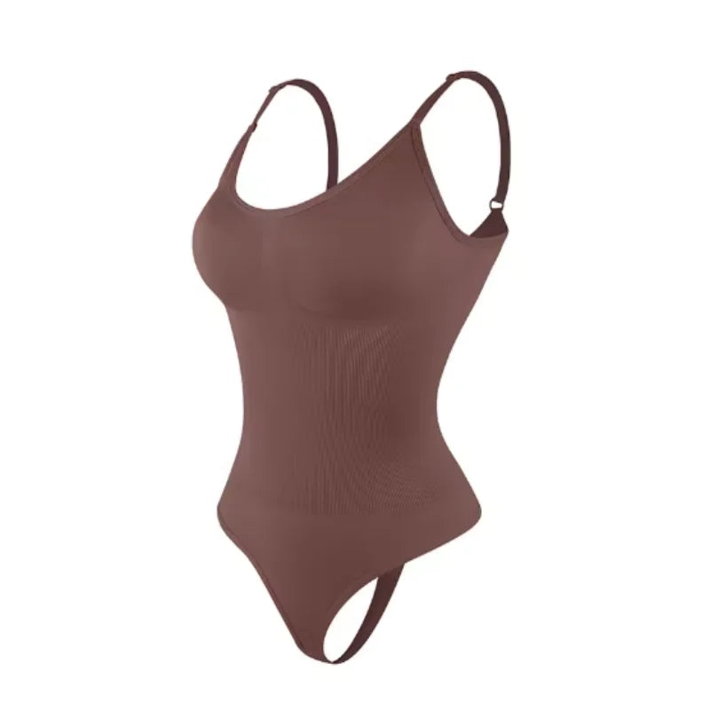 Smoothing Shapewear Bodysuit for Women Faja Full Body Shaper Thong Soft Body Shaping Sculpting Breast Slimming Underwear