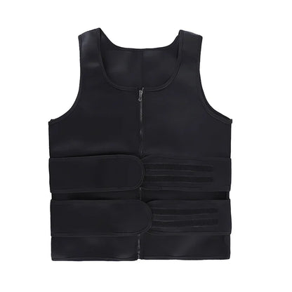 Men’s Double Belt Waist Trainer Vest