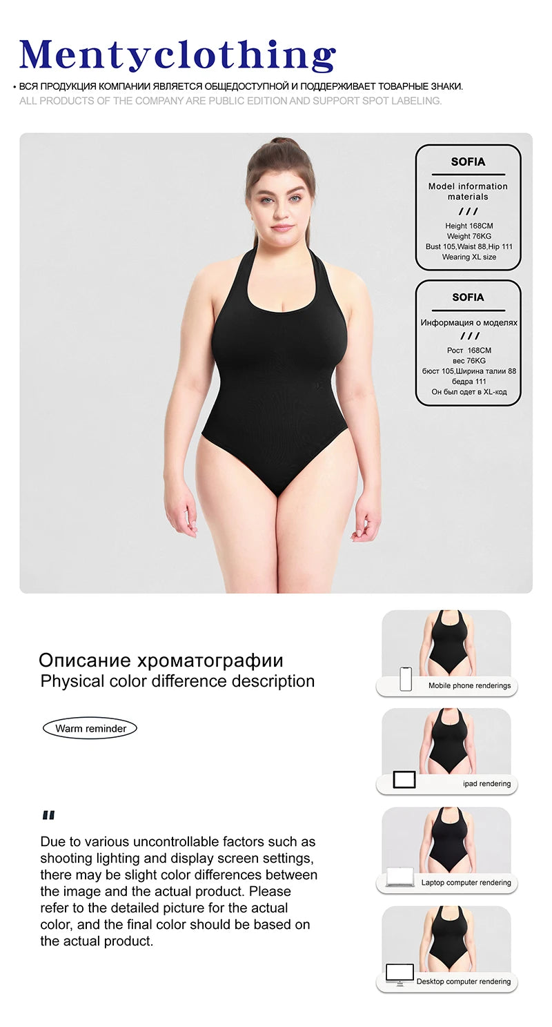 Women Shapewear Backless Bodysuits Tummy Control Butt Lifter Corset Slimming Flatten Stomach Waist Cincher Body Shaper Tops