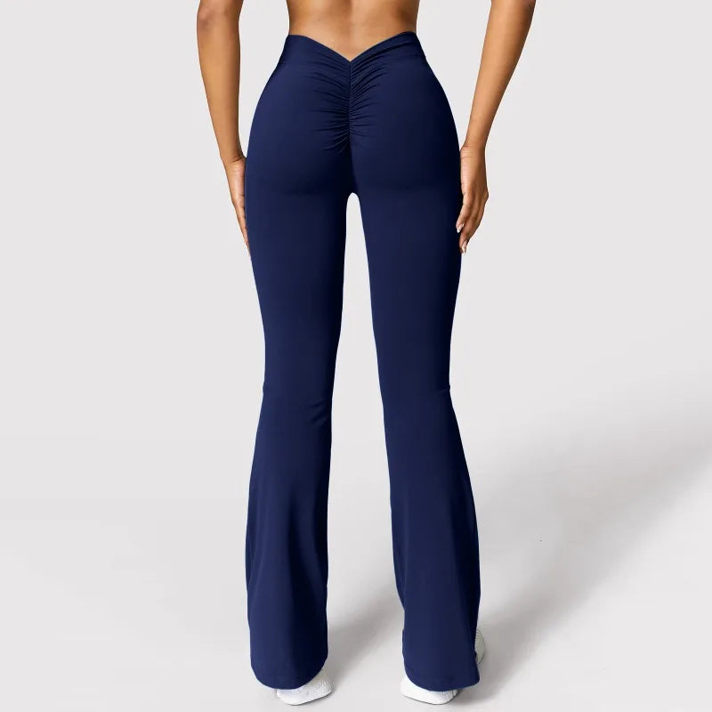 Test Women Waist Sports Pants High Waist Push Up Butt Gym Pants Solid Slim Casual Leggings