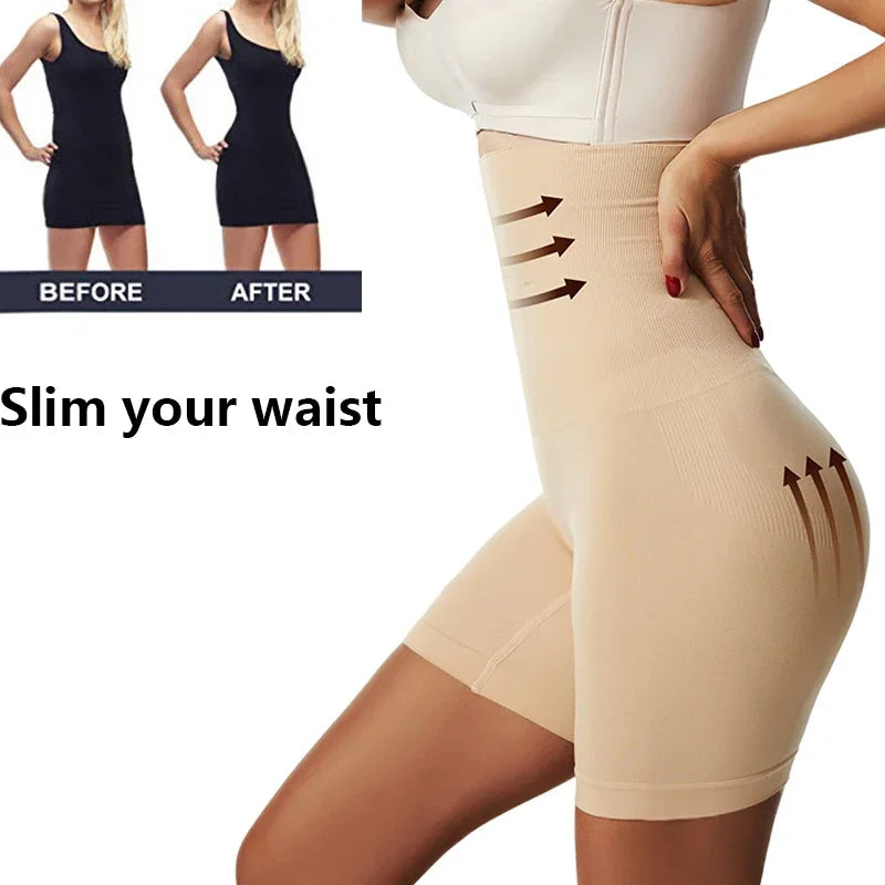 Tummy Tuck & Butt Lift High Waisted Seamless Slimming Shorts