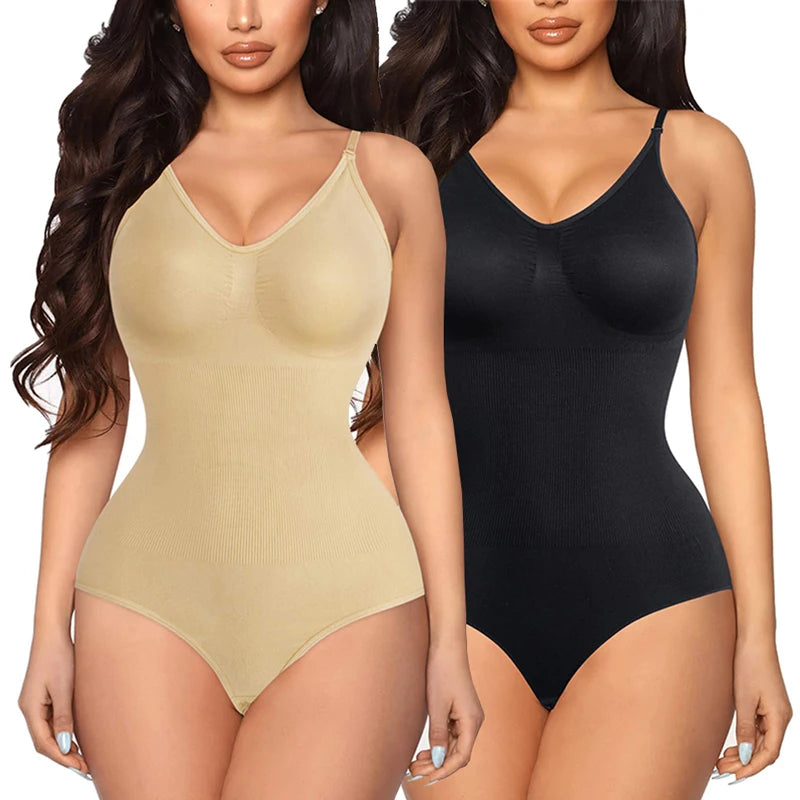 Sculpting Bodysuit Shapewear Seamless Waist Trainer Body Shaper Women Tummy Control Butt Lifter Corset Push Up Cami Lingeries