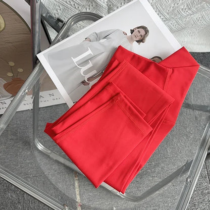 High Waist Tummy Tuck Pants in Multi Colors