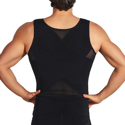 Men's Body Shaper Waist Trainer Slimming Vest