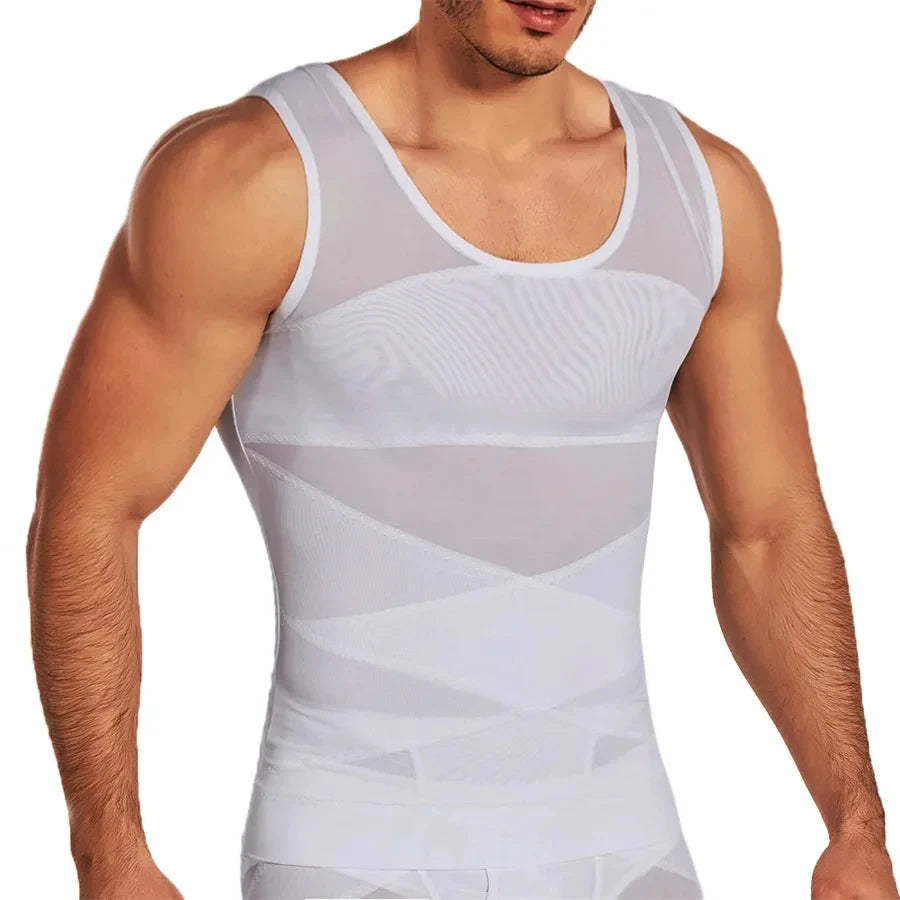 Men's Body Shaper Waist Trainer Slimming Vest