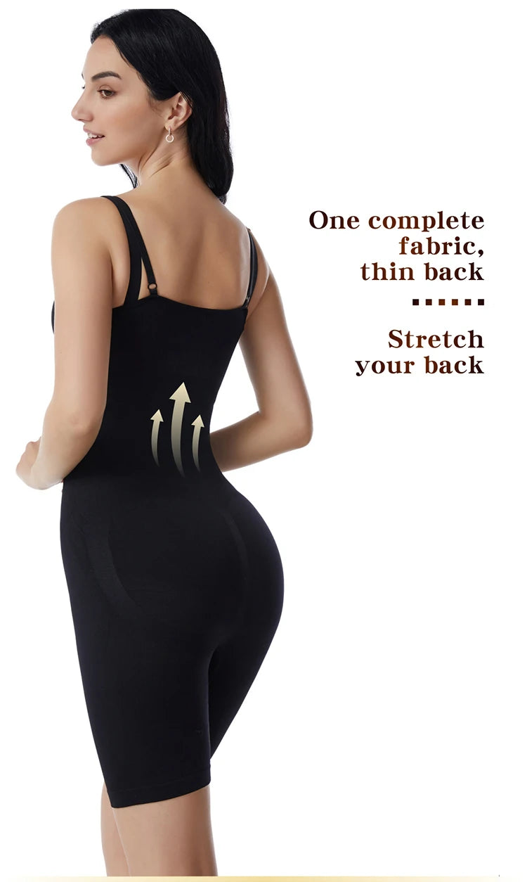 Women Bodysuit Shapewear Tummy Control Full Body Shaper Slimming Sheath Butt Lifter Push Up Thigh Slimmer Abdomen Shapers Corset