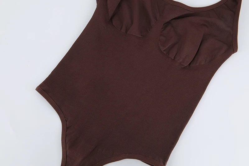 Women Shapewear Backless Bodysuits Tummy Control Butt Lifter Corset Slimming Flatten Stomach Waist Cincher Body Shaper Tops