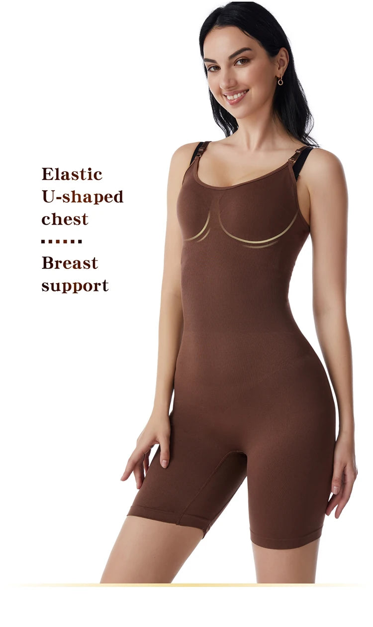 Women Bodysuit Shapewear Tummy Control Full Body Shaper Slimming Sheath Butt Lifter Push Up Thigh Slimmer Abdomen Shapers Corset