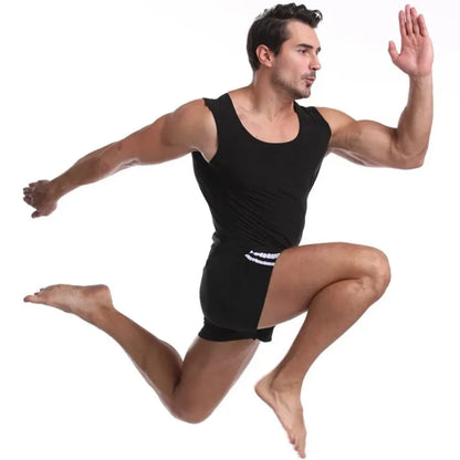 Men’s Sauna Sweat Vest and Heat Trapping Compression Shirt
