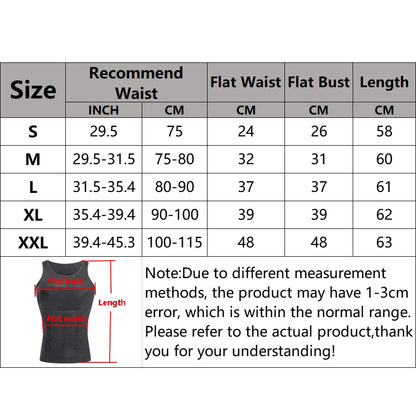 Men’s Tummy Tuck Shapewear Vest