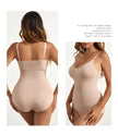 1 Piece Solid Seamless Shaping Shapewear Bodysuit, Tummy Control Butt Lifting Slimmer Body Shaper, Women's Underwear & Shapewear
