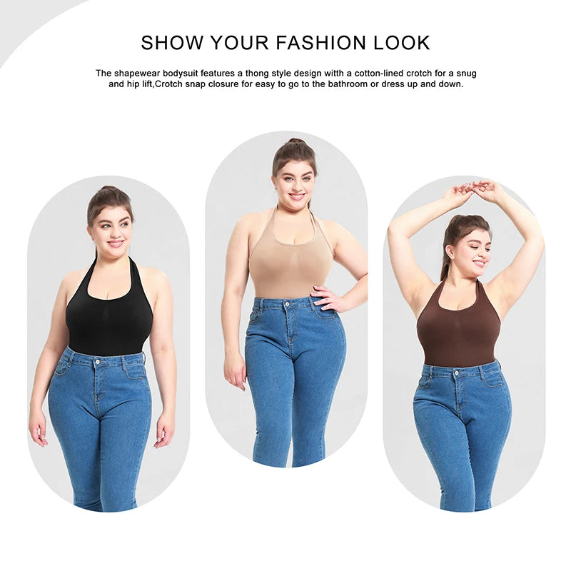 Women Shapewear Backless Bodysuits Tummy Control Butt Lifter Corset Slimming Flatten Stomach Waist Cincher Body Shaper Tops