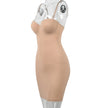 Slimming Full Length Shapewear Slips Nude Straight Tube Dress Body Shaper Women Skinny Under Dresses Underwire Cup Black