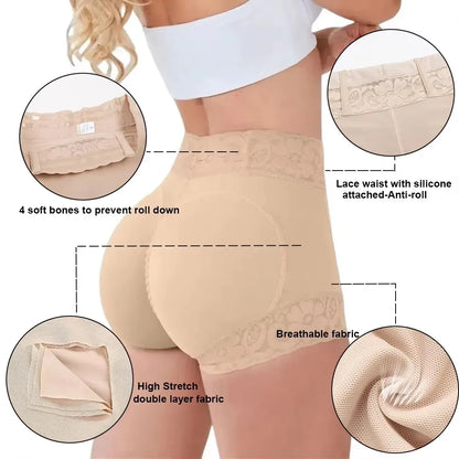 Padded and Sculpting Hip Dips Butt Lift Body Shaper