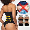Women Shapewear Backless Bodysuits Tummy Control Butt Lifter Corset Slimming Flatten Stomach Waist Cincher Body Shaper Tops