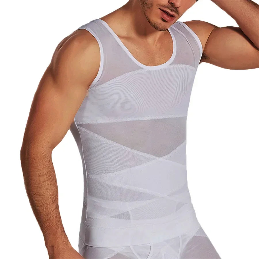 Men's Body Shaper Waist Trainer Slimming Vest