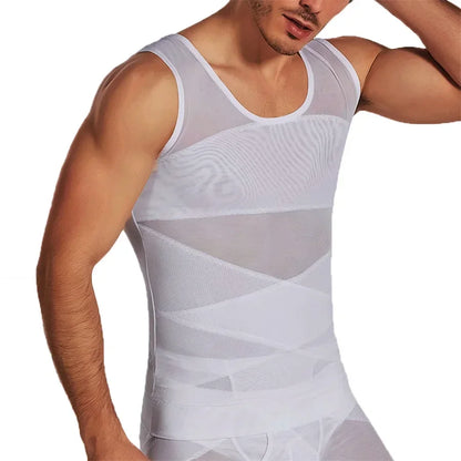 Men's Body Shaper Waist Trainer Slimming Vest