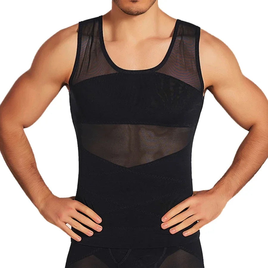 Men's Body Shaper Waist Trainer Slimming Vest