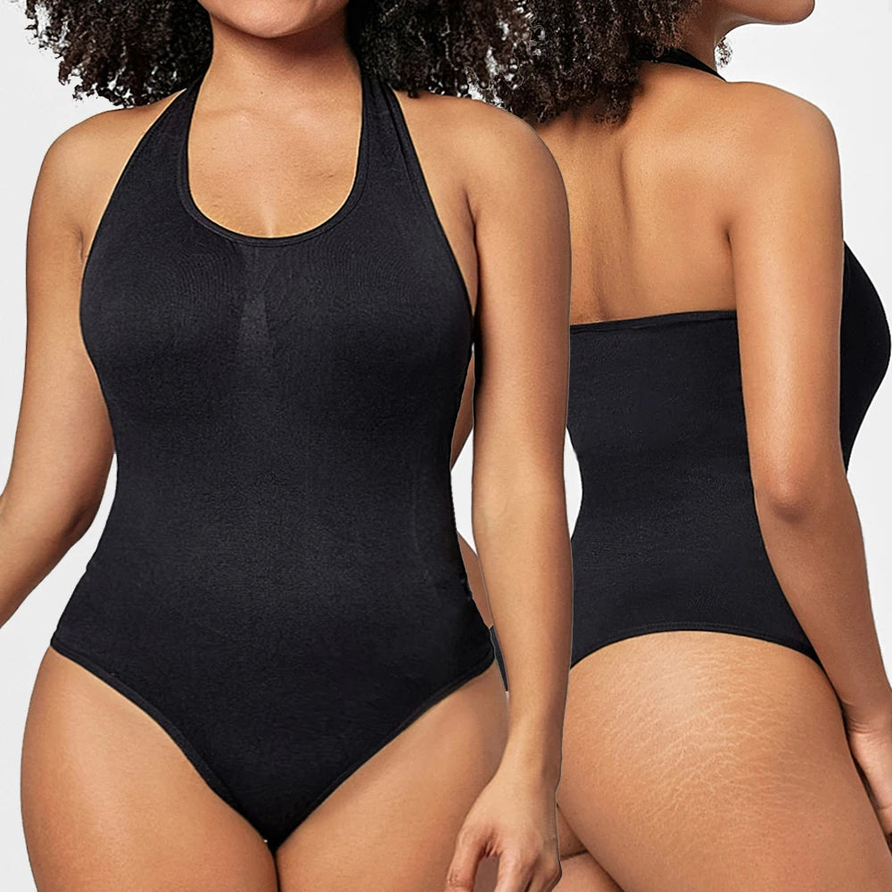 Women Shapewear Backless Bodysuits Tummy Control Butt Lifter Corset Slimming Flatten Stomach Waist Cincher Body Shaper Tops