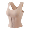 3-in-1 Waist Trainer Buttoned Bra Shapewear