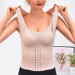 3-in-1 Waist Trainer Buttoned Bra Shapewear