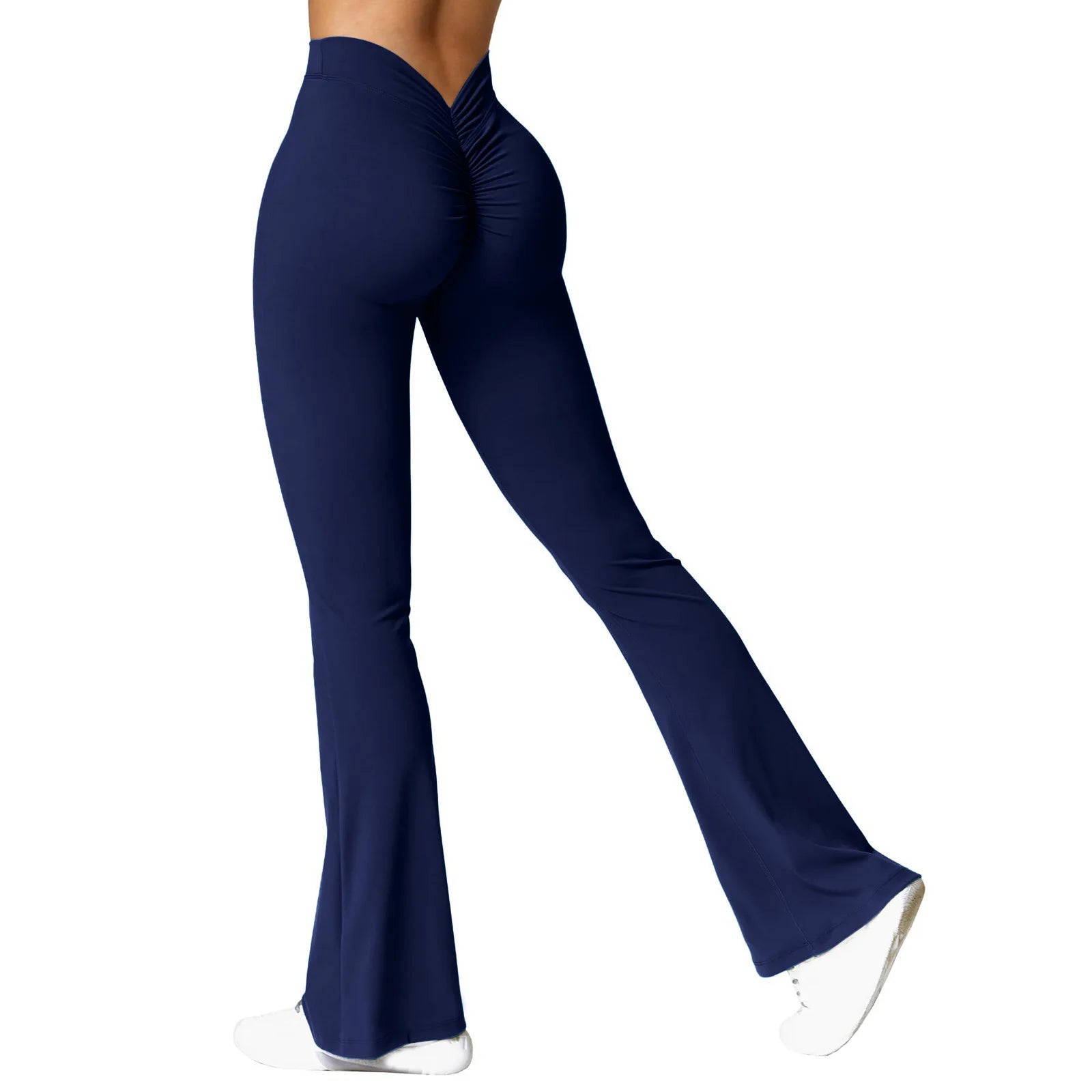 Test Women Waist Sports Pants High Waist Push Up Butt Gym Pants Solid Slim Casual Leggings