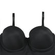 Slimming Full Length Shapewear Slips Nude Straight Tube Dress Body Shaper Women Skinny Under Dresses Underwire Cup Black