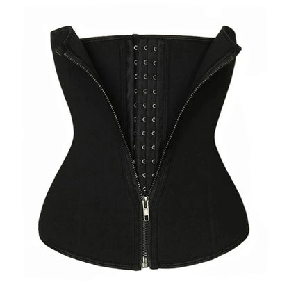 Luxe Front Adjustable Waist Slimming Body Shaper With Zipper (Without Shoulder Straps)