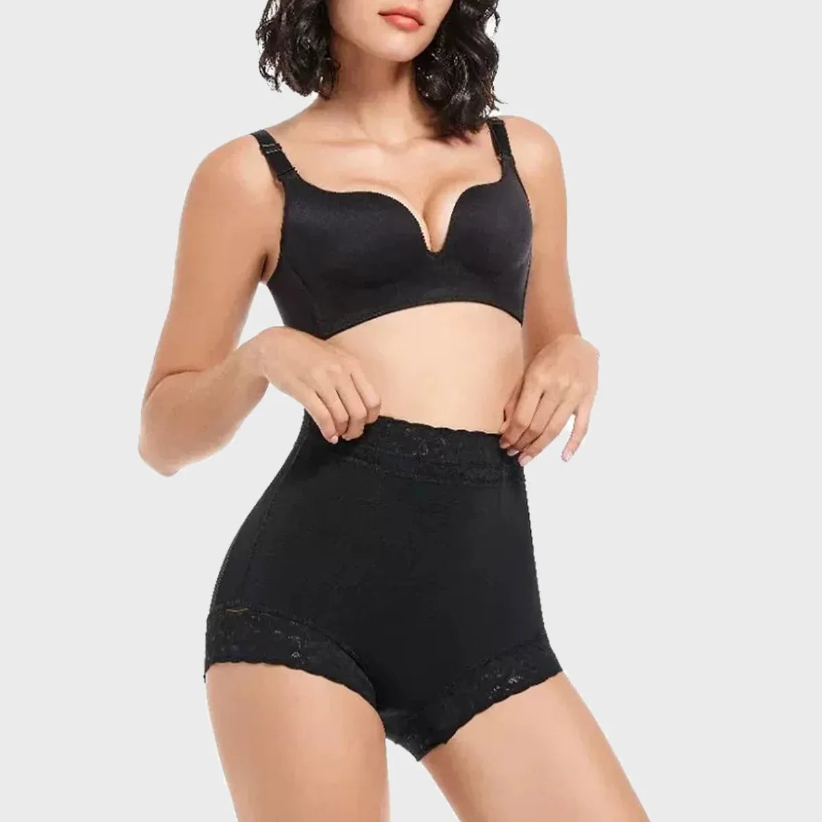 Tummy Control Butt Lift Laced Hip Enhancer