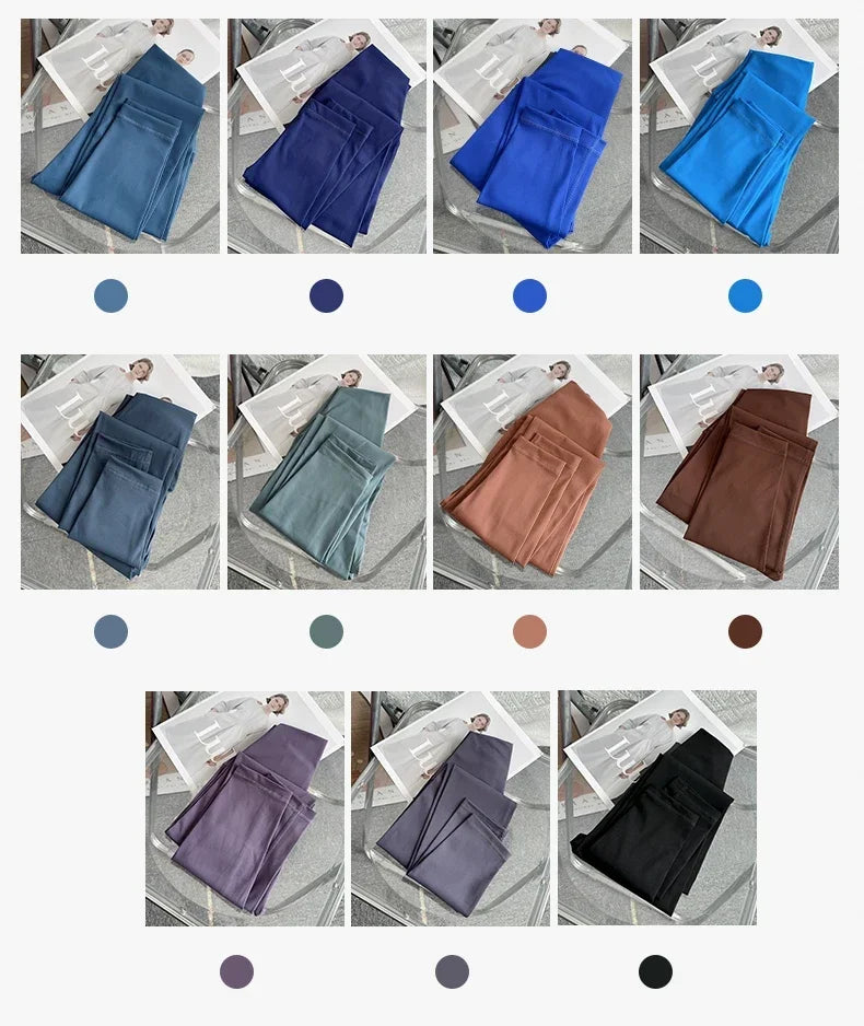 High Waist Tummy Tuck Pants in Multi Colors