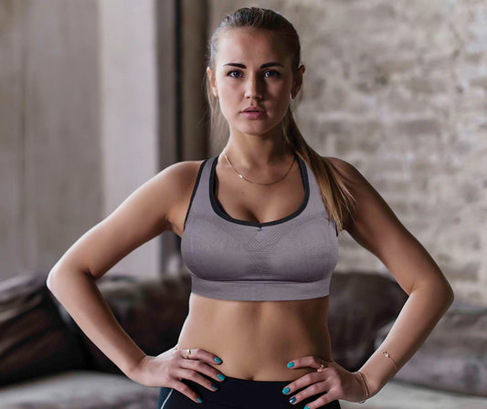 Seamless Sculpting Sports Minimizing Bra for Gym Fitness and Yoga